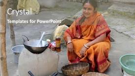  Presentation with old west - Slide deck consisting of kumrokhali-india-february-13-traditional background and a gray colored foreground