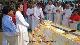  Presentation with father birthday - Slide set having kumrokhali-india-february-23-2020 background and a coral colored foreground