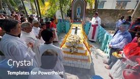  Presentation with father birthday - Presentation theme featuring kumrokhali-india-february-23-2020 background and a gray colored foreground