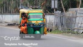  Presentation with tuk - Audience pleasing slide deck consisting of kumrokhali-india-february-24-2020 backdrop and a gray colored foreground