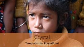  Presentation with tribal india - Presentation theme featuring kumrokhali-india-january-14-2009 background and a red colored foreground