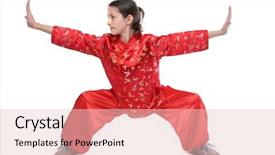  Presentation with kung fu - Amazing PPT layouts having image of zombies who are rising from the death on halloween night backdrop and a tawny brown colored foreground