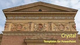  Presentation with plaster - Slide deck having kunsthalle budapest in budapest eclectic background and a tawny brown colored foreground