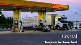  Presentation with petrol station - 