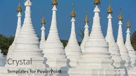  Presentation with page - Slide deck having kuthodaw-pagoda-contains-the-worlds background and a light gray colored foreground