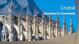  Presentation with kutna hora - Beautiful slides featuring kutna-hora-st-barbara-cathedral backdrop and a teal colored foreground