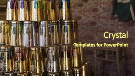  Presentation with glass teapot - Amazing slide deck having kuwait desert - arabic teapot various glass vessels backdrop and a tawny brown colored foreground