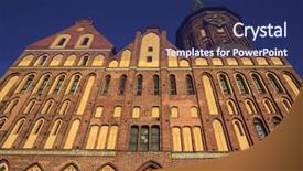  Presentation with usa and russia - PPT layouts with kvant - kant s cathedral kaliningrad russia background and a  colored foreground