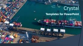  Presentation with container port - 