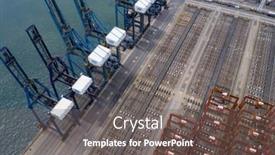  Presentation with container port - 