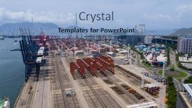  Presentation with container port - 