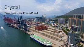  Presentation with container port - 