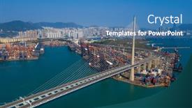  Presentation with container port - 