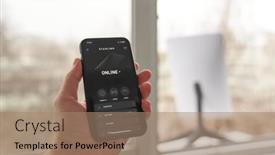  Presentation with antenna - Presentation theme enhanced with kyiv-ukraine-8-january-2023 background and a coral colored foreground