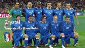  Presentation with england football - Presentation theme featuring kyiv-ukraine-june-24-2012 background and a ocean colored foreground