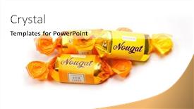  Presentation with confectionery - Slide deck with kyiv-ukraine-may-27-2019 background and a white colored foreground