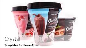  Presentation with coconut ice cream - 