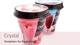  Presentation with coconut ice cream - 