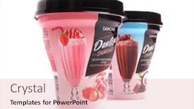  Presentation with coconut ice cream - 