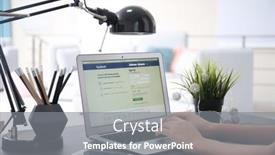  Presentation with facebook - PPT theme having kyiv-ukraine-november-10-2017 background and a gray colored foreground