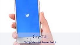  Presentation with twitter - Cool new presentation theme with kyiv-ukraine-october-17-2017 backdrop and a sky blue colored foreground