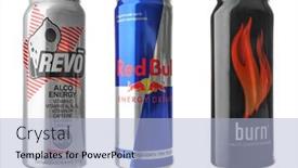  Presentation with energy drinks - Colorful PPT theme enhanced with kyiv-ukraine-september-18-2017 backdrop and a light blue colored foreground