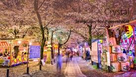  Presentation with kyoto - Slides enhanced with kyoto-japan-april-8-2014 background and a  colored foreground