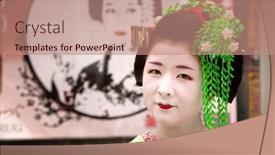  Presentation with japan streets - Audience pleasing slide deck consisting of kyoto-japan-june-16-2016 backdrop and a coral colored foreground