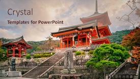  Presentation with story - Colorful PPT theme enhanced with kyoto-japan-november-10-2018 backdrop and a mint green colored foreground