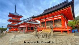  Presentation with kyoto - Beautiful slides featuring kyoto-japan-november-9-2016 backdrop and a coral colored foreground