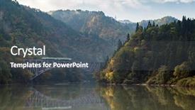  Presentation with fall foliage - Audience pleasing PPT theme consisting of kyouryou in mishima fukushima japan backdrop and a dark gray colored foreground
