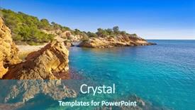  Presentation with beach party invitation - PPT layouts enhanced with l - ametlla l'ametlla de mar beach background and a ocean colored foreground