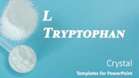  Presentation with cognitive function - Presentation theme with l-tryptophan-nootropics-or-smart background and a teal colored foreground