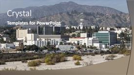  Presentation with propulsion - Audience pleasing slide set consisting of la-canada-flintridge-california-january backdrop and a seafoam green colored foreground