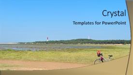  Presentation with super bike - Slide deck with la coubre at the french background and a  colored foreground