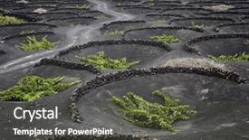 Presentation with volcanic eruption sopka klyuchevskoy volcano - Amazing slide deck having la geria on volcanic soil backdrop and a tawny brown colored foreground