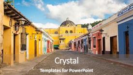  Presentation with guatemala - Cool new slide deck with la merced church and colonial backdrop and a coral colored foreground