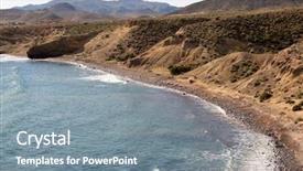  Presentation with beach - Cool new PPT layouts with la nature - beach in la isleta del backdrop and a  colored foreground