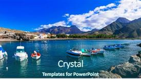  Presentation with indian fashion traditional - PPT layouts enhanced with la nature - gran canaria island- picturesque traditional background and a ocean colored foreground