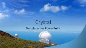  Presentation with telescope - Presentation theme with veggies - homemade veggie sweet potato burger background and a light gray colored foreground