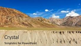  Presentation with himachal pradesh - Cool new theme with la pass himachal pradesh india backdrop and a  colored foreground