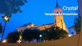  Presentation with way - Colorful PPT layouts enhanced with la sant - tembleque in toledo at castile backdrop and a  colored foreground