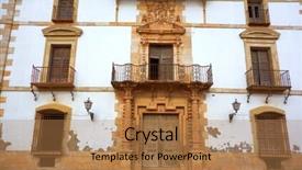  Presentation with free america roadmap to las vegas - Audience pleasing slides consisting of la sant - tembleque palacio de las torres backdrop and a  colored foreground