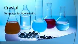  Presentation with sterile pharmaceutical manufacturing - Slide deck having la sterilisation medical - multi colored laboratory sterile conditions background and a arctic colored foreground