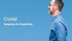  Presentation with eye glasses looking at world - Theme featuring laater - middle age hoary senior man background and a teal colored foreground