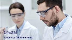  Presentation with biology - Cool new slides with lab pharmacy - science chemistry technology biology backdrop and a  colored foreground