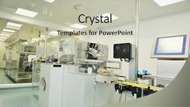  Presentation with blood products in medical - Audience pleasing PPT layouts consisting of lab research - medical pills industry factory backdrop and a soft green colored foreground