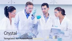  Presentation with tablet - Amazing slide deck having board computer expert manufacturing engineering backdrop and a light gray colored foreground