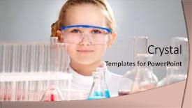 Presentation with flasks - Audience pleasing slide deck consisting of lab school - close-up portrait of a smart-looking backdrop and a lemonade colored foreground