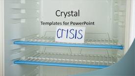  Presentation with refrigerator - Amazing presentation having money matters - label the crisis backdrop and a light gray colored foreground